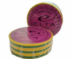 PVC izoliacija STRONG PREMIUM 19 mm x 10m Žalia/Geltona ELTA