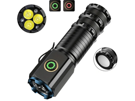 LED Žibintuvėlis + stiprus magnetas 5 režimai