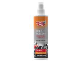 Matinis plastiko pienelis valymui ir UV apsaugai - BLACK kvapas 300ml MOJE AUTO 19-614