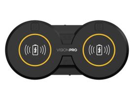 Belaidžio įkrovimo padas LED lempoms dvigubas (krauna ir kai kuriuos telefonus) VISION PRO