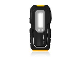 Įkraunama darbo lempa 300lm COB LED pagrindinė + 100lm LED priekinė ( belaidžio įkrovimo funkcija) VISION PRO