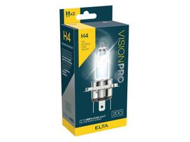 12V 60/55W P43t H4 +200%  2VNT. VISION PRO