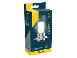 12V 55W PX26d H7 +100%  2VNT. VISION PRO