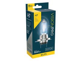12V 55W PX26d H7 WHITER 5000K  2VNT. VISION PRO