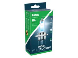 12V 60/55W P43t H4 WHITER 5000K  2VNT. LUCAS