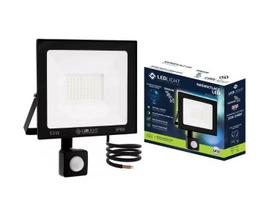 LED lauko prožektorius su judesio davikliu 50W PREMIUM 6500K