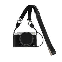Fujifilm X-E5 fotoaparato pusdalis Fuji XE5 apatiniam akumuliatoriaus angos dangteliui su pečių dirželio apsauginiu objektyvo dangteliu