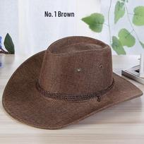 Linen Straw Cowboy Sun Hat (2-Pack)