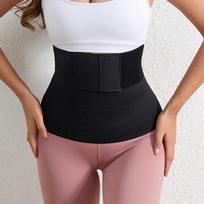 Wrap Around Faja Waist Trainer Exercise Girdle Postpartum Tightening Waist Cinching Binding Elastic Wrap Belt Ladies Girdle 3M smėlis