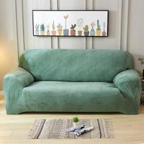 Levivel Aksominis Pliušinis Storesnis Sofos Užvalkalas Vienspalvis L formos Kampinis Elastingas Užtiesalas Tamprios Sofos Užvalkalai Svetainei 1 vnt 1-Seater 90-140cm