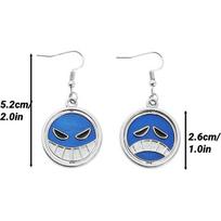 Trendy One Piece Theme Earrings Rotating Whitebeard Ace Ear Decorations