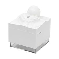 Kvapų difuzorius Cool Mist Drėkintuvai LED eterinių aliejų mėnulio lempa oro drėkintuvas Aroma difuzorius Naktinė šviesa namų biurui balta