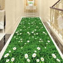 3D gėlių laiptų kilimas koridoriaus kilimai Viešbučio ilgo praėjimo kilimėlis įėjimo / prieškambario neslystantis grindų kilimėlis 140cm*100cm