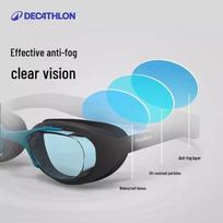 Decathlon Vaikiški Anti-Fog Plaukimo Akiniai Lietaus Miškas