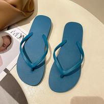 Flip-flops Women's Summer Wear Black Flip Flops Non-slip Bathroom Bathing Beach Beach 39-40 balta