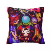 The Amazing Digital Circus Series Pillow Cases Cushion Cover Awesome Decor Throw Pillow Case Cover for Home 30x30cm smėlis