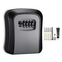 1 Set Key Lock Box Large Capacity High Strength Good Security Non-breakable 4 Digit Combination Password Lock Safe Home Supply pilka