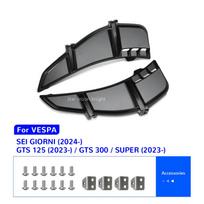 Vespa Sei Giorni 2025 GTS 125 300 GTS125 GTS300 Super 2025- Motociklo Radiatoriaus Grotelių Apsauga Dangtelis Oro Įleidimo Grotelės juoda