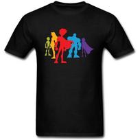 AVERBILY Men's Teen Titans T-shirt Black M S juoda
