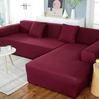 Vienspalviai sofos užvalkalai svetainei Elastingas sofos užvalkalas tamprus sofos užvalkalas L formos sofa Reikia pirkti 2 vnt. 1seat 90-140cm