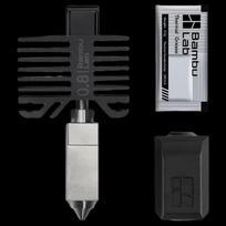 Bambu Lab X1/P1 Series Hardened Steel Nozzle Hotend Assembly CN plug (adapter included)
