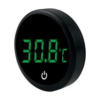 Akvariumų elektrinis termometras su tiksliu / Celsijaus ekranu, akvariumų temperatūros monitoriaus matuoklis žuvų buveinėms C juoda
