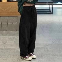 Vintažinės krovininės kelnės Moteriškos chaki spalvos plačios kelnės Unisex Harajuku Baggy sportinės kelnės Hip Hop kelnės raišteliai Streetwear Pantalon S chaki