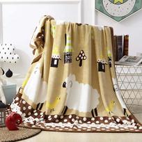 Namų tekstilė Flanel Plus Fleece Antklodė Super Šilta Minkšta Tvirta antklodė Coral Fleece Lovatiesė Čiužinys Pūkuotas Plonas Antklodė Galimas keturiais sezonais 150cm*200cm