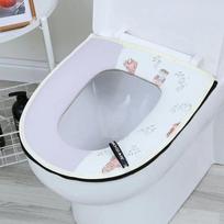 Tualeto sėdynės užtrauktukas, didelio skersmens sėdynės pagalvėlė, šilta sėdynės pagalvėlė, visiškai medvilninė, nėriniai, skalbiama ir vandeniui atspari
