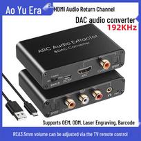 ARC HDMI Garso grąžinimo keitiklis su nuotolinio garso reguliavimu DAC
