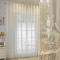 Nauja nėrinių Svetainės užuolaida Balkono Reljefas Siuvinėtas Langas Ekranas Miegamojo Erkerio Užuolaida 150*270CM