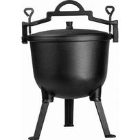 Ketaus medžioklės puodas su dangčiu 10L, KD4187