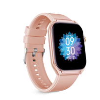 KSIX Urban Move išmanusis laikrodis, 2.06" AMOLED, skambučiai, iki 5 d., IP67, 22mm dirželis, rožinis
