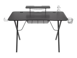 Žaidimų stalas  NATEC NDS-1550 Genesis Gaming Desk HOLM 300 RGB Hub USB wirelesz chrger