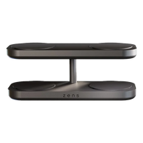 Zens Quattro Pro 4 belaidis įkroviklis Black