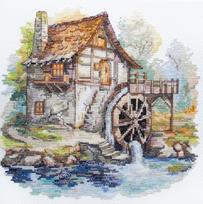 Siuvinėjimo rinkinys kryželiu „Vandens simfonija“ 22x22 cm AAH-237
