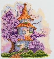 Siuvinėjimo kryželiu rinkinys „Magiškas namas“ 27x30 cm AAH-187