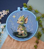 Siuvinėjimo kryželiu rinkinys su lankeliu „The Star Lighter“ 15x15
