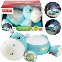 Fisher-Price naktinė lemputė - projektorius su raminančia muzika ir garsais „Begemotukas”, CGR38