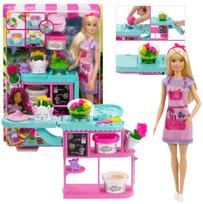 Barbie lėlė floristė su staliuku, aksesuarais ir modeliavimo plastilinu, GTN58