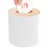 Maža šiukšliadėžė balta 1.5 l