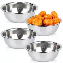 Nerūdijančio plieno dubenėlių rinkinys 4 vnt. 11 cm 250 ml