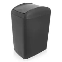 Šiukšliadėžė plastikinė pilka 5 l