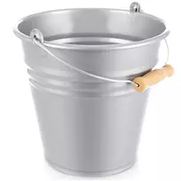 Plastikinis kibiras 10 l pilkas