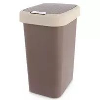 Šiukšliadėžė plastikinė ruda 25 l