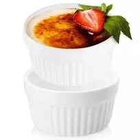 Kepimo indeliai keraminiai balti 9,5 cm