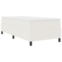 vidaXL Platforminės lovos rėmas Kreminė 80 x 200 cm Kordūrinis audinys