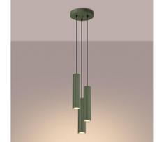 BRILAGI - LED pakabinamas šviestuvas ant laido CRESTO 3xGU10/10W/230V žalias