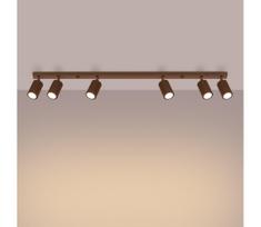 BRILAGI - LED taškinis šviestuvas CRESTO 6xGU10/10W/230V rudas