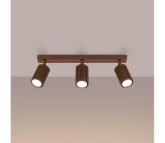 BRILAGI - LED taškinis šviestuvas CRESTO 3xGU10/10W/230V rudas